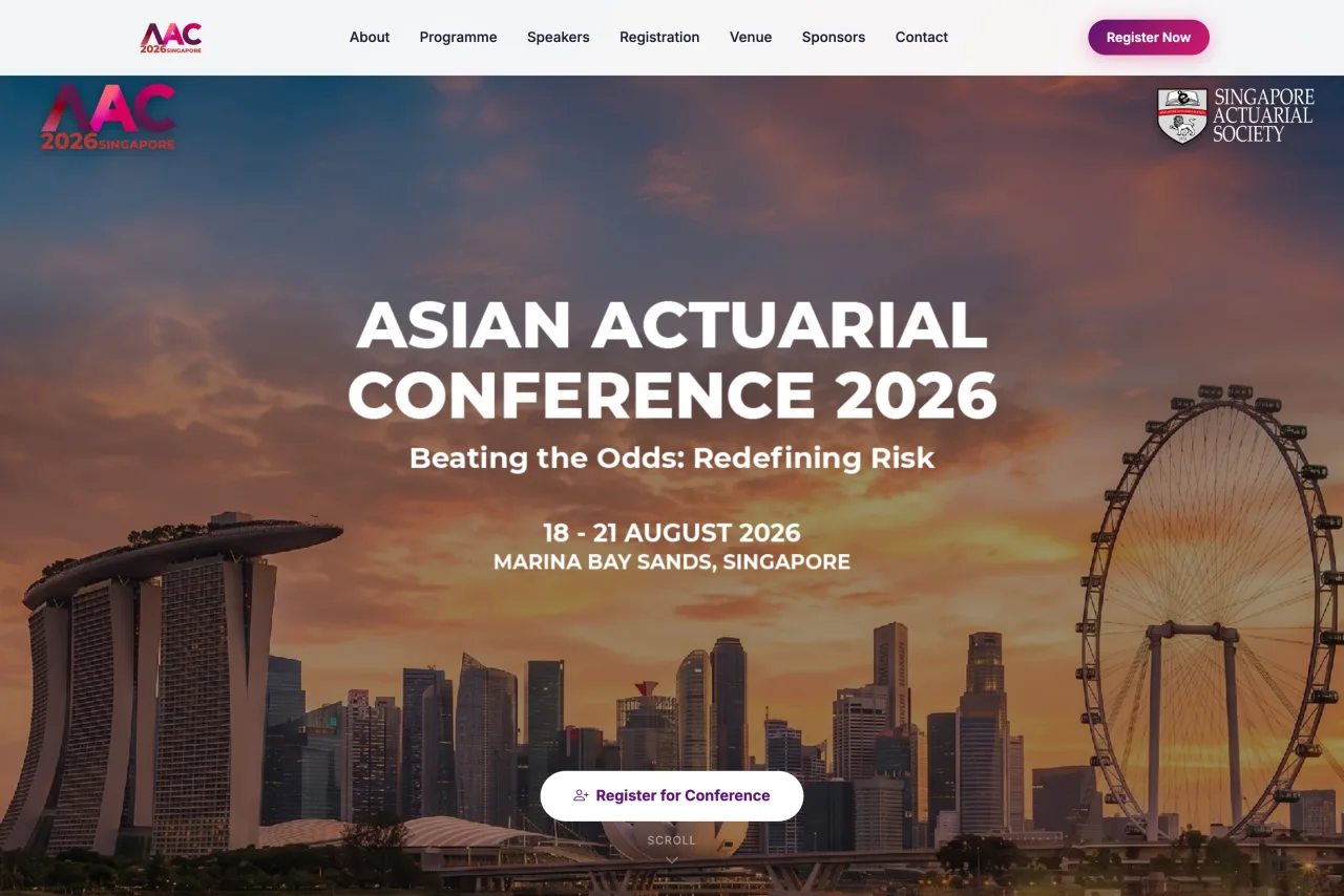 Registration homepage
