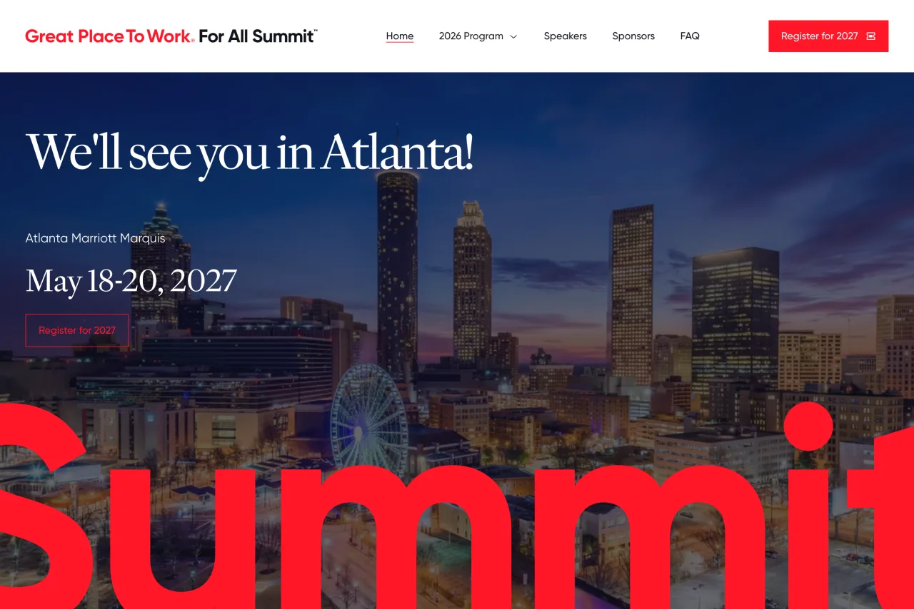 Registration homepage