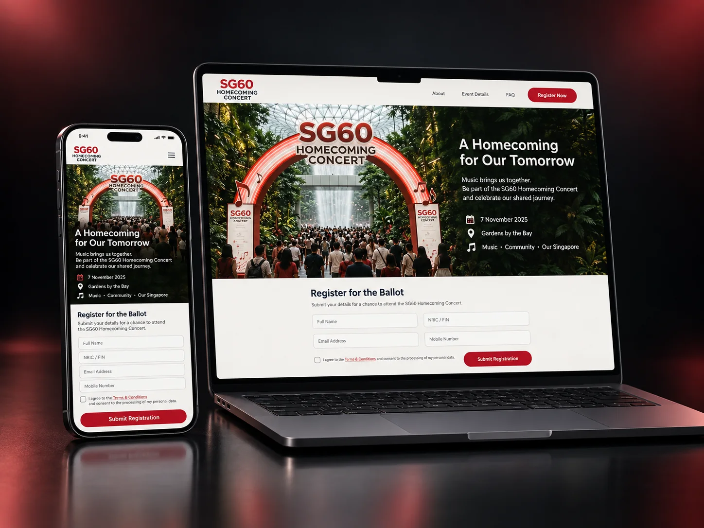 SG60 Homecoming Concert case study